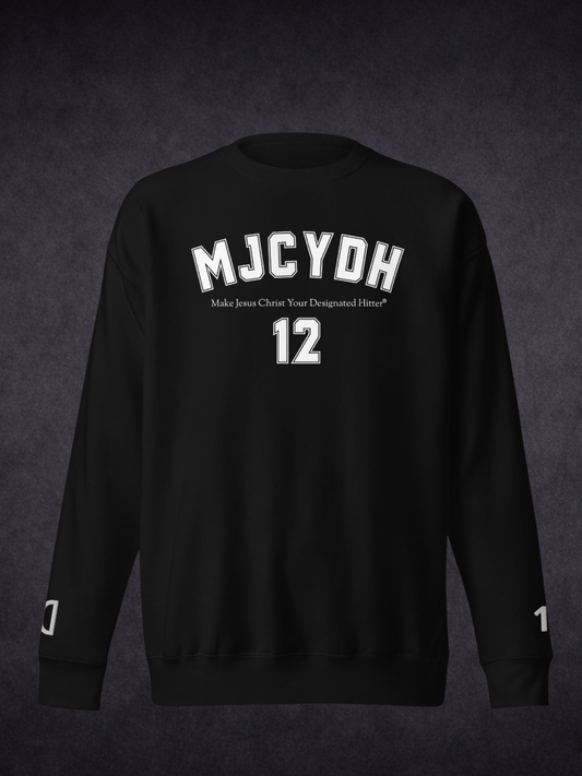Step Up To The Plate – MJCYDH Custom Testimony Sweatshirt