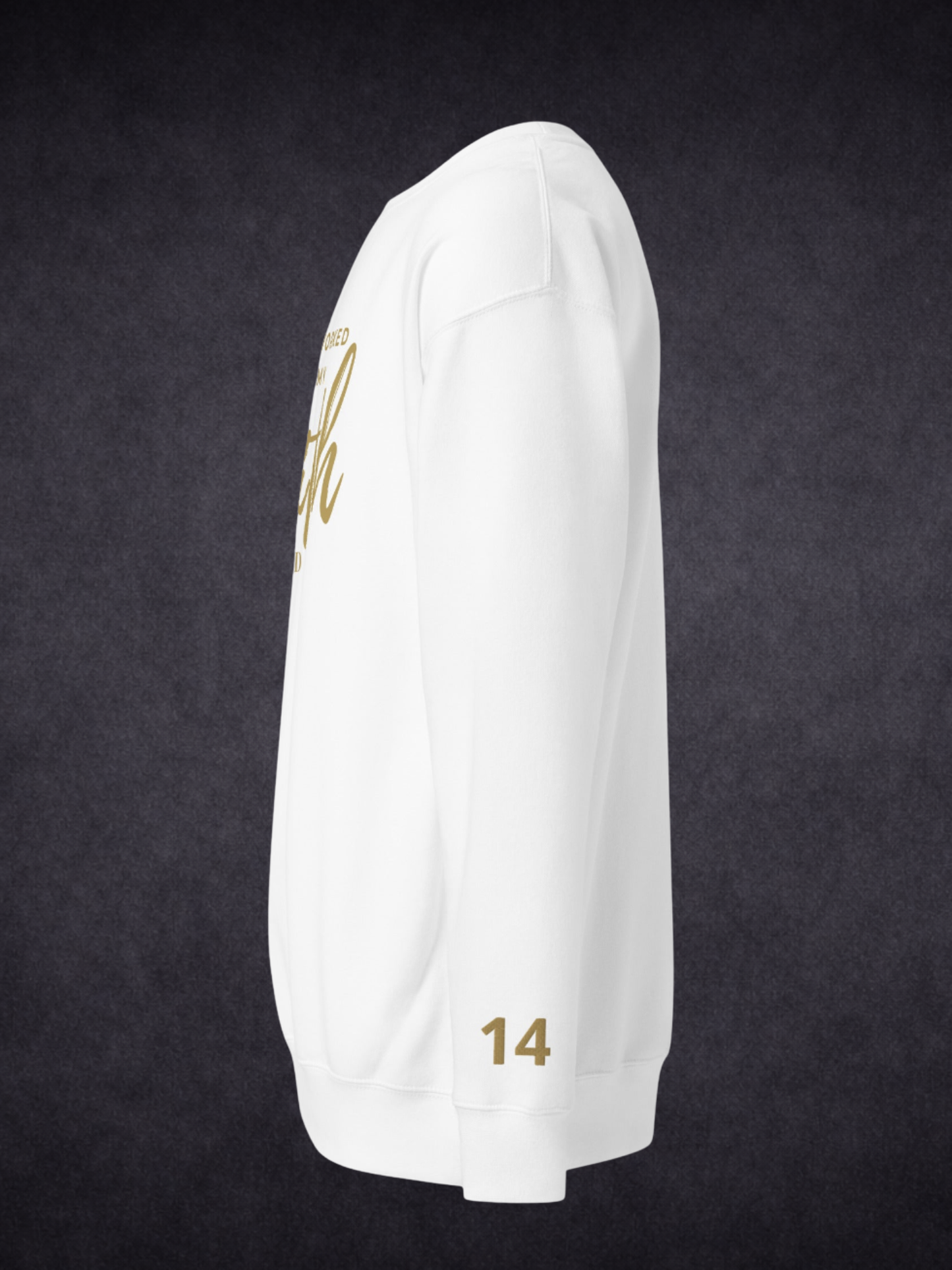 Faith Did the Work — Unisex Premium Crewneck Sweatshirt