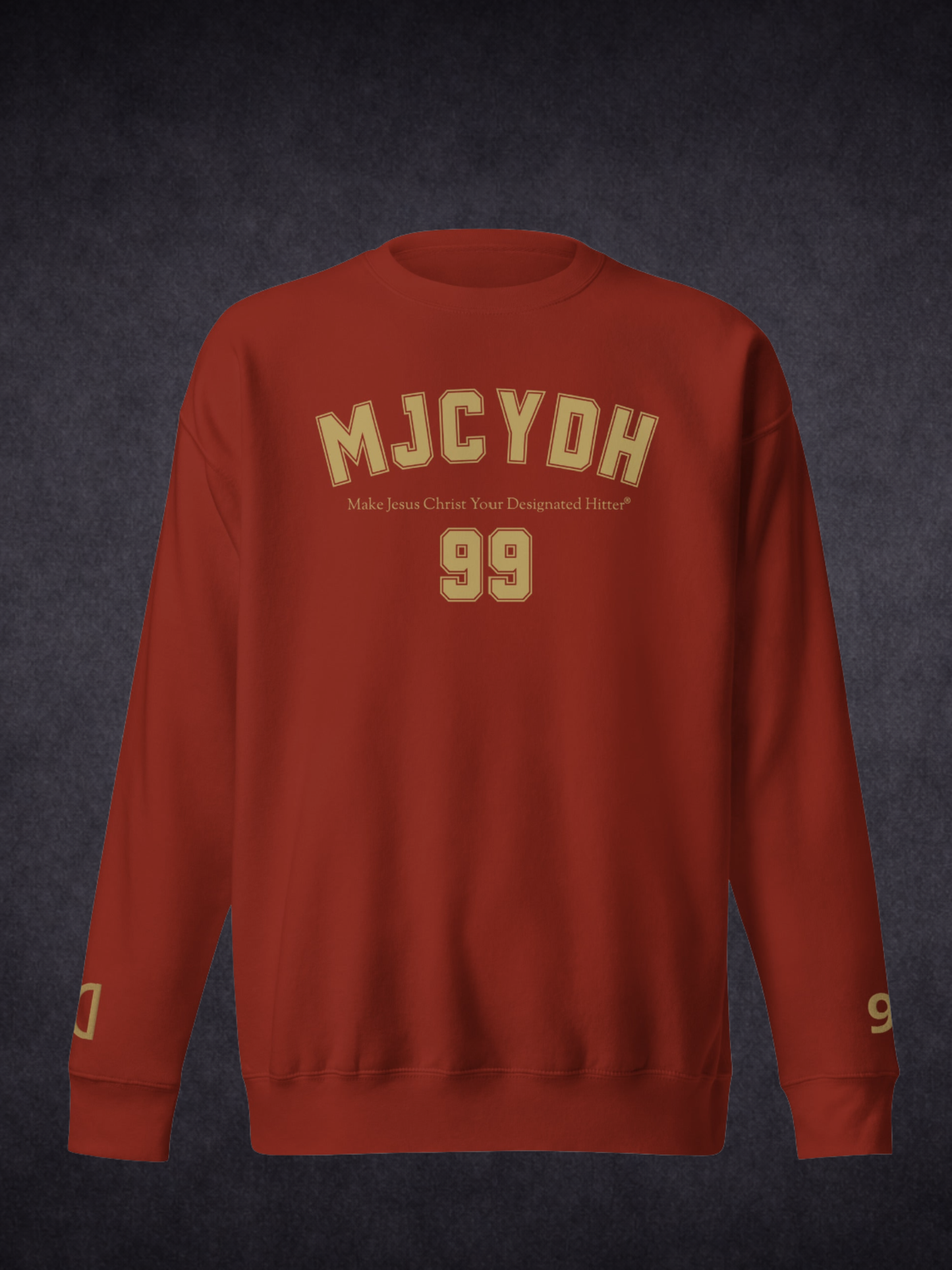 Step Up To The Plate – MJCYDH Custom Testimony Sweatshirt