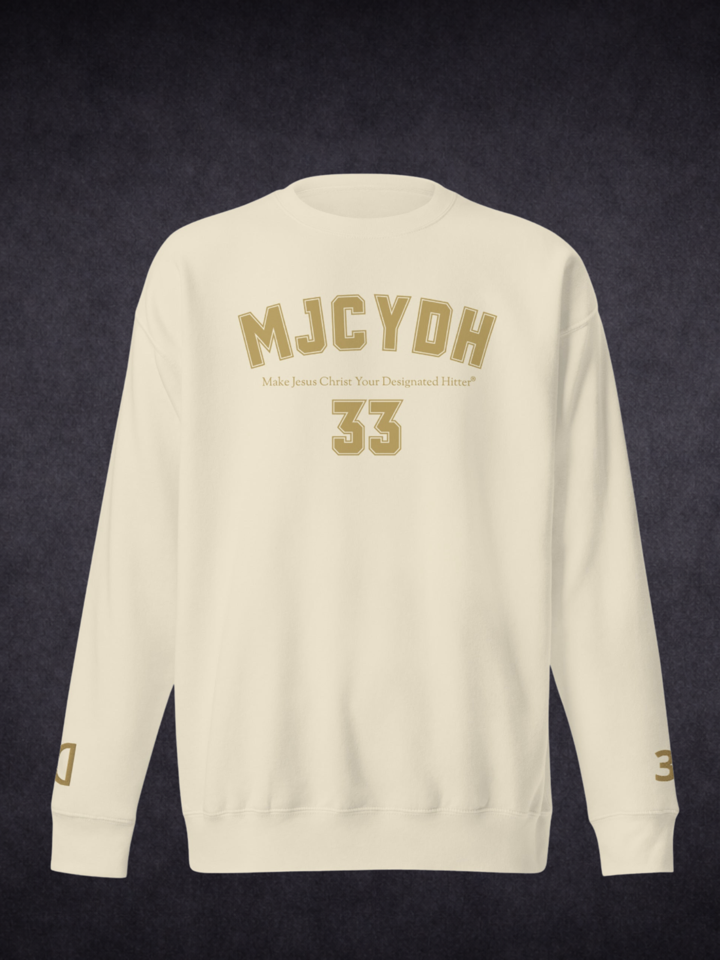 Step Up To The Plate – MJCYDH Custom Testimony Sweatshirt