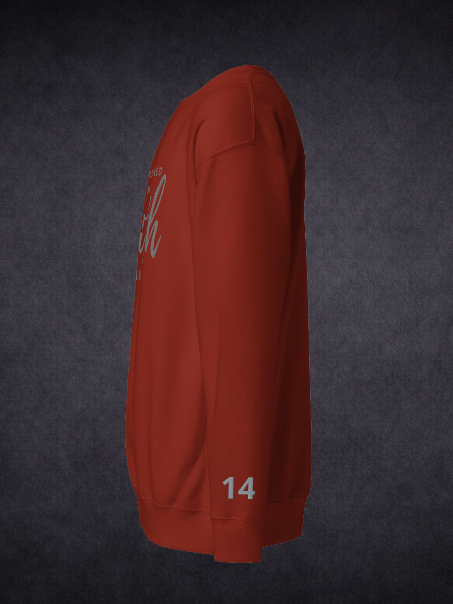 Faith Did the Work — Unisex Premium Crewneck Sweatshirt