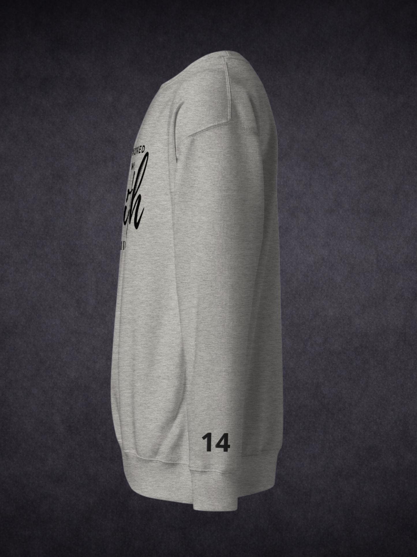 Faith Did the Work — Unisex Premium Crewneck Sweatshirt