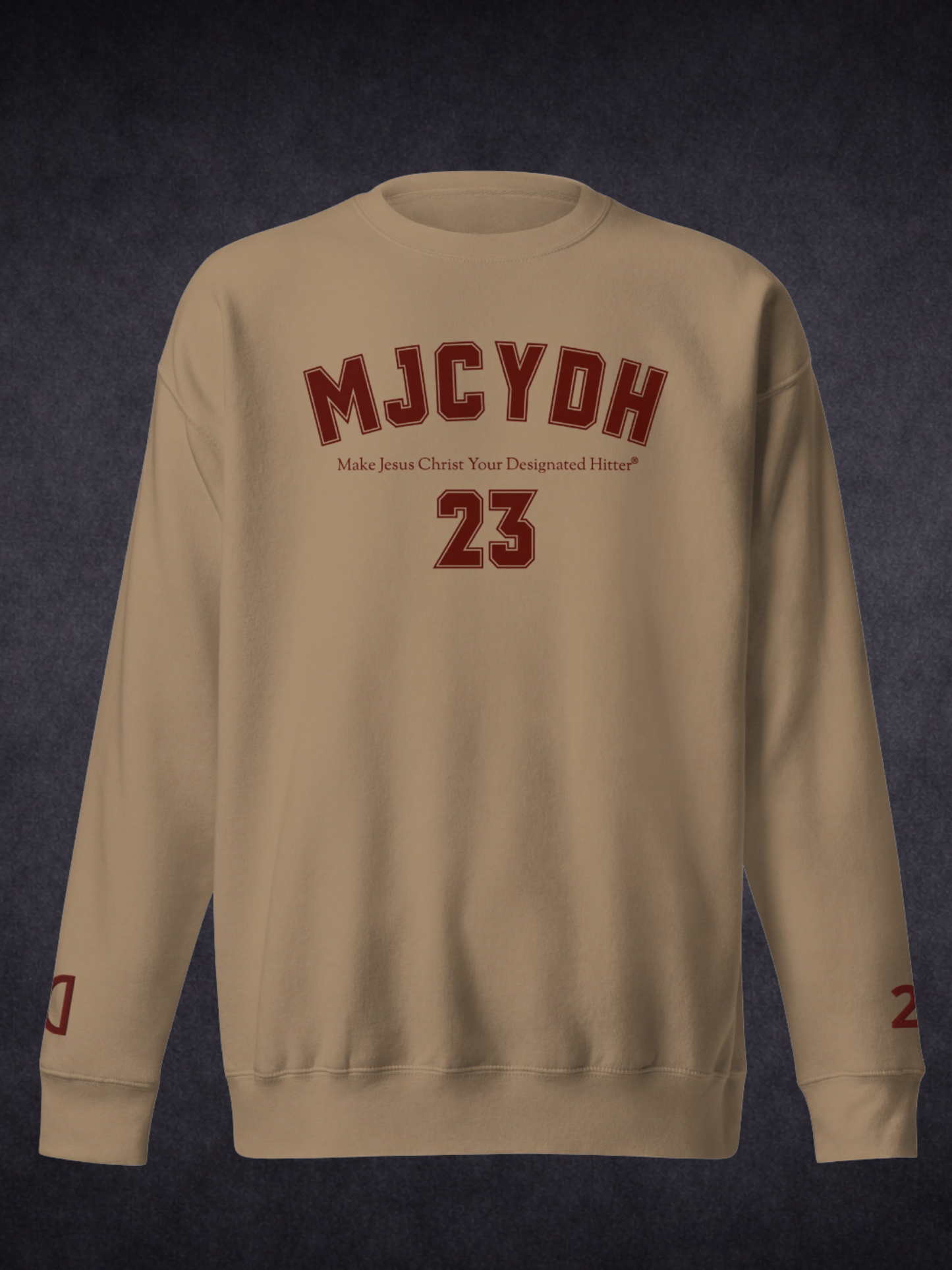 Step Up To The Plate – MJCYDH Custom Testimony Sweatshirt