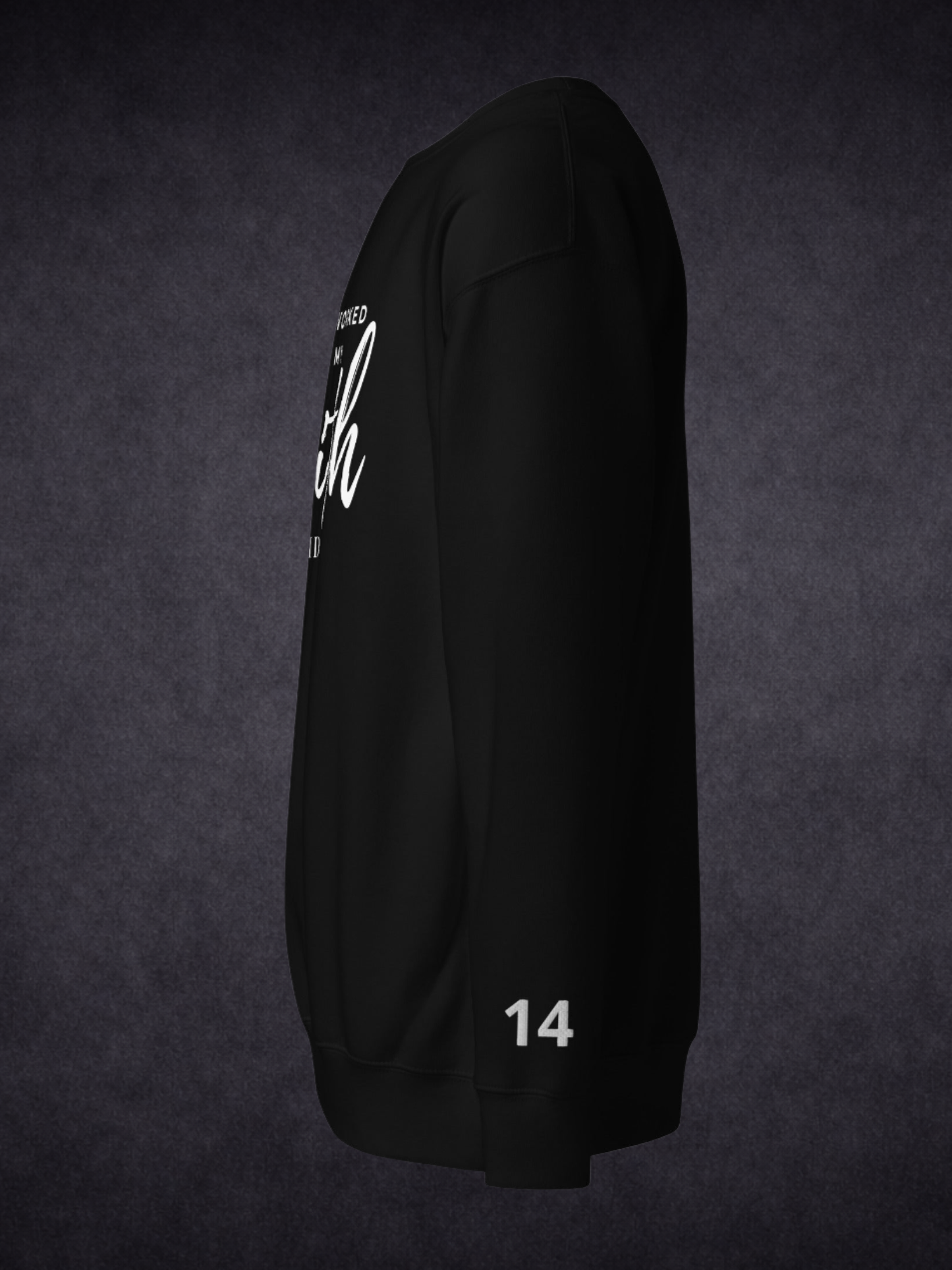 Faith Did the Work — Unisex Premium Crewneck Sweatshirt