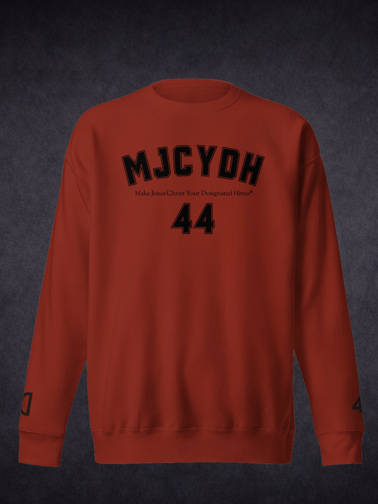 Step Up To The Plate – MJCYDH Custom Testimony Sweatshirt