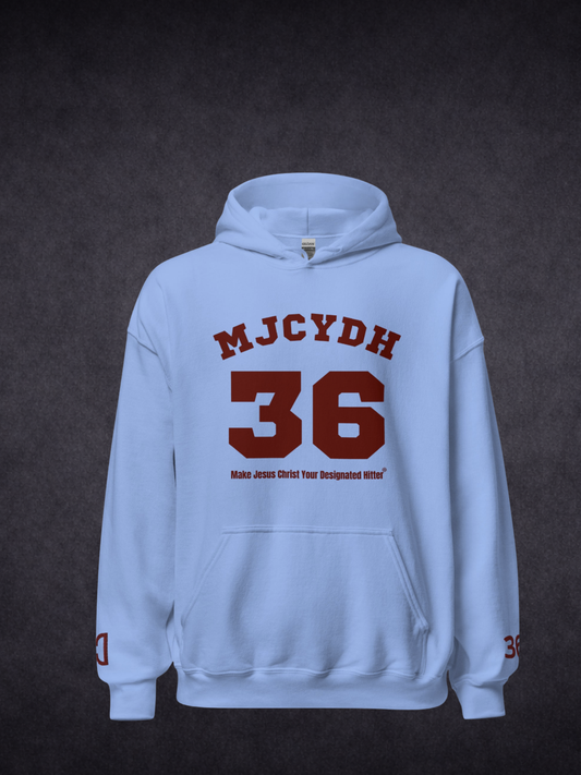 Step Up To The Plate – MJCYDH Custom Testimony Hoodie