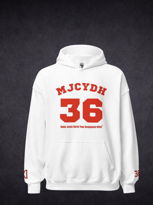 Step Up To The Plate – MJCYDH Custom Testimony Hoodie